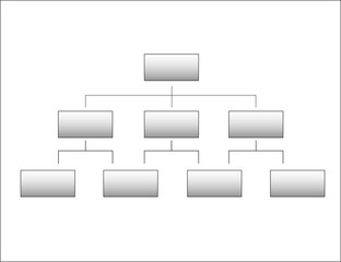 Flowchart vector isolated on white background