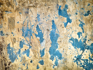 dirty cracked orange wall texture background