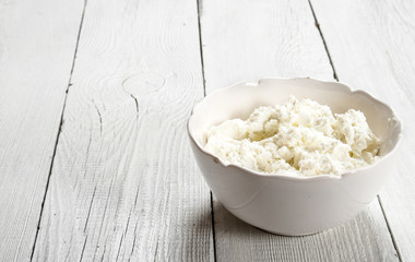 Cheese from fresh milk.