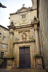 Fototapeta na wymiar Iglesia del Monasterio de San Paio, Santiago de Compostela, Galicia, España