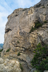 Mountain scenery on the trail Galitsina
