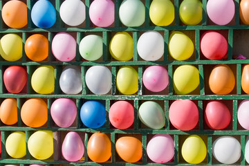 colored balls as a background