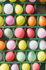 colored balls as a background