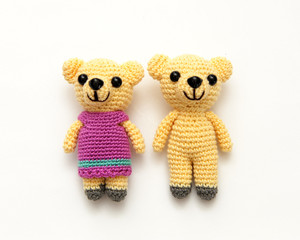 couple teddy bears , love concept
