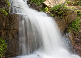 Fototapeta na wymiar beautiful waterfall in nature