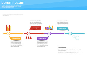 Graphic Set Finance Infographic Icon Business Concept