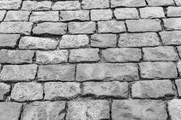Stone pavement texture - Moscow. Red Square. 