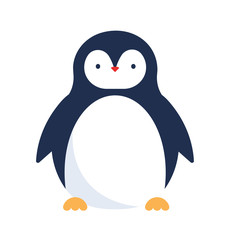 Cute penguin icon