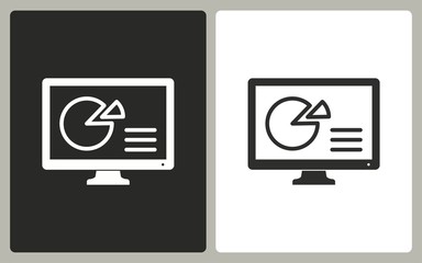 Business report - vector icon.