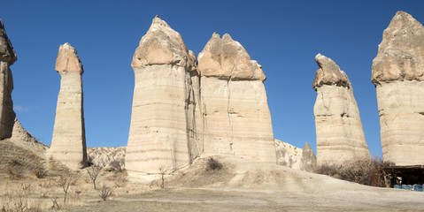 Cappadocia sandstone, Turkey