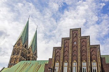 St Petri Dom und Konzerthaus Glocke in Bremen, Deutschland