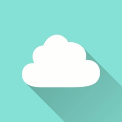 Clouds sky - vector icon.