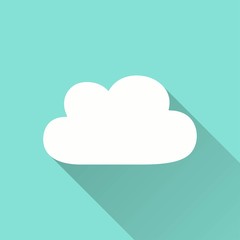 Clouds sky - vector icon.
