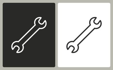 Wrench - vector icon.