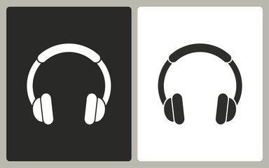 Headphone - vector icon.
