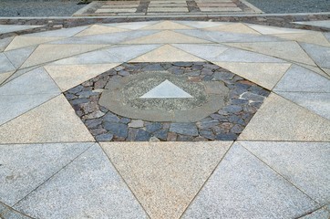 京都　鞍馬寺　六芒星