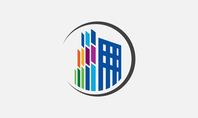 realty house building company logo