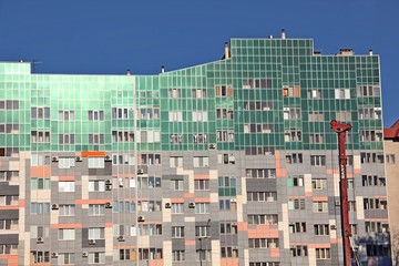 Fototapeta na wymiar Modern multi-storey building