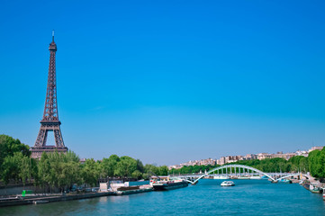 Fototapeta na wymiar Paris in Summer