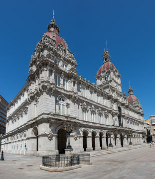 Ayuntamiento de La Coru&ntilde;a Galicien Spanien