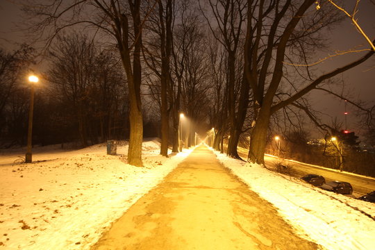 Fototapeta Kraków nocą