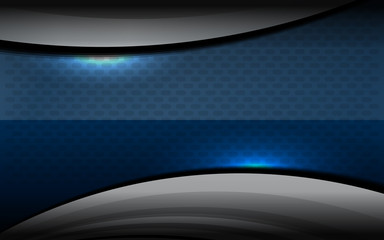 template dark blue background, Vector Illustration