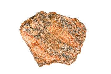 Stone granite isolated on white