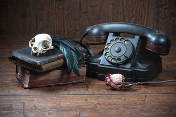 Vintage witchcraft still life