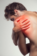 Obraz premium Shoulder pain