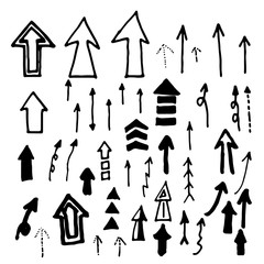 doodle infographics elements sketching vector illustration