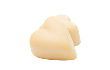 Belgian chocolate candies isolated