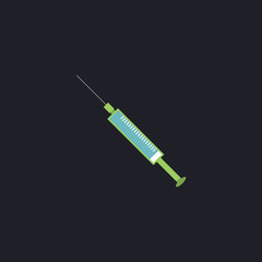 Fototapeta premium syringe computer symbol