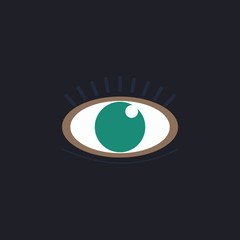 Eye computer symbol