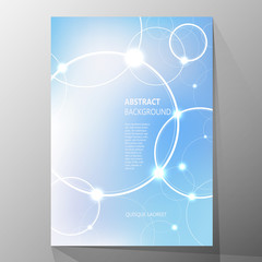 Modern cover design, layout brochure template, abstract composition, cover 