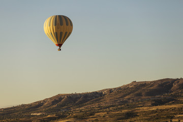 Balloon over Cappadocia in Turkey