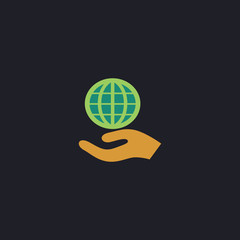 save earth computer symbol