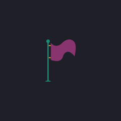 Waving Flag computer symbol