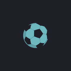 Soccer ball computer symbol