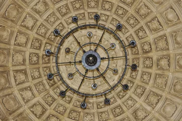 Fototapete Monument Dome and chandelier, Monastery of San Juan de los Reyes in Toledo, Spain