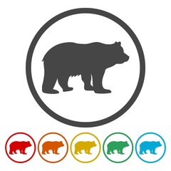 Fototapeta premium Bear Vector icon