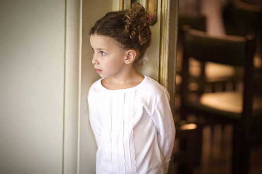 Portrait of a small girl.