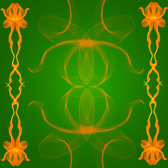 Abstract green vector background