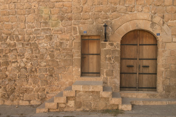 wooden doors at Mardin
