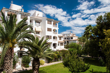 Fototapeta na wymiar Spanish residential houses
