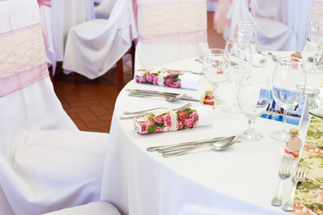 wedding table settings