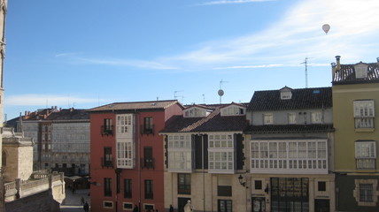Calles céntricas de Burgos, España