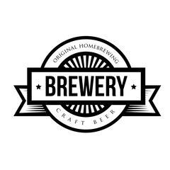 Brewery vintage logo vector