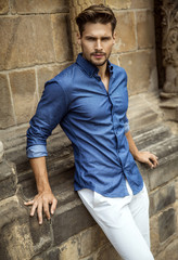 Obraz premium Sexy man posing