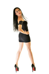 Fototapeta premium Woman with beautiful long hair