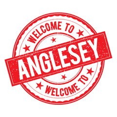 Welcome to ANGLESEY Stamp Sign Vector.